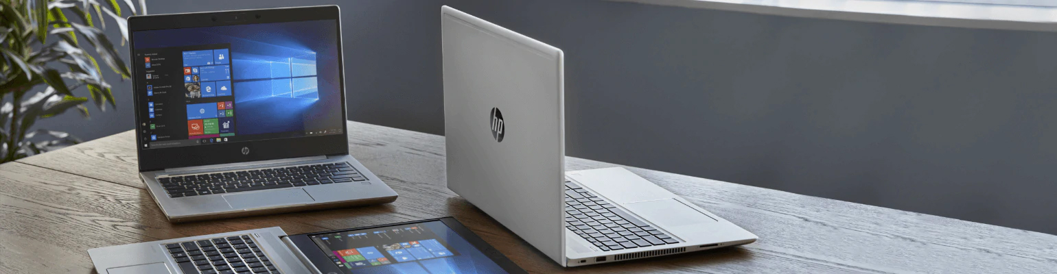 hp laptop screen banner